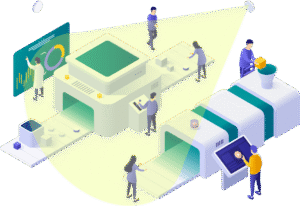 Distiamo Factory Illustration